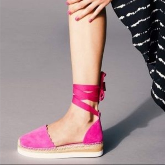 vince camuto pink espadrilles